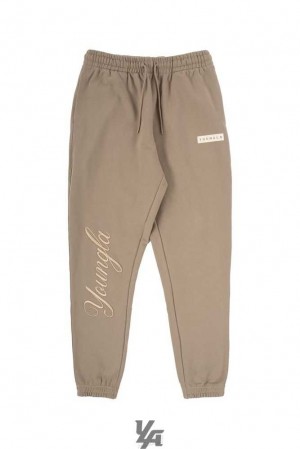 Khaki YoungLa 245 Autograph Joggers | 6890-BEWUO