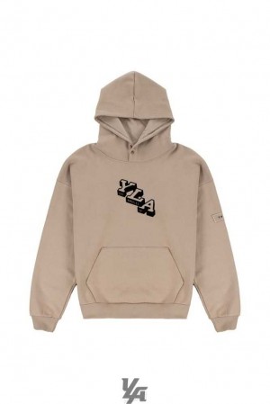 Latte YoungLa 551 Campus Hoodies | 9045-RFAVJ