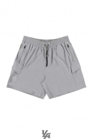 Light Grey YoungLa 122 The Weekender Shorts | 9705-TEIBX