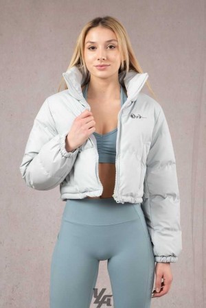 Light Grey YoungLa W511 Rosita Puffer Jacket | 9842-GQZXV