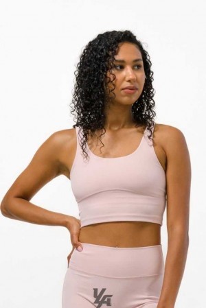 Lotus Pink YoungLa W309 Level-up Sports Bra | 5837-JQZBW