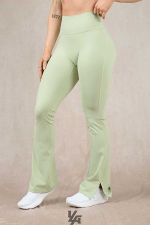 Matcha YoungLa W213 - Asana Flare Leggings | 1657-LVKEB