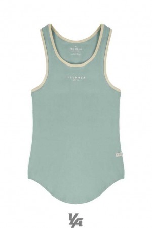 Mint YoungLa 313 Rocket Rib Tanks | 4390-WDEVH