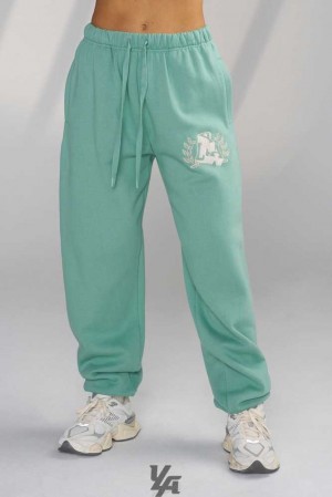 Moss Green YoungLa W226 - Teddy Jogger | 1650-CRPYH