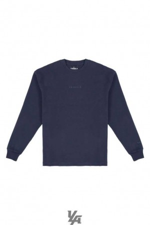 Navy YoungLa 450 Cloud Foam Long Sleeves | 9172-FMZPL