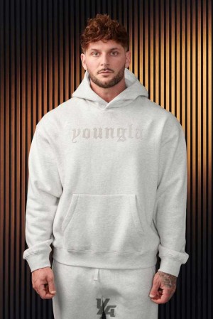 Oatmeal YoungLa 566 - Cloud 9 Hoodies | 1569-ZURDM