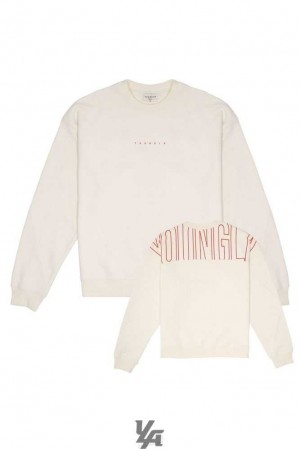 Off-White YoungLa 507 Got Yo Back Crewnecks | 1927-ECJXO