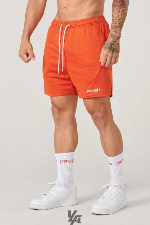 Orange YoungLa 134 Game-Time Shorts & Socks Set | 0826-ZMXPT