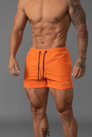 Orange YoungLa 143 Short Short Swim Shorts | 9128-BRTDY