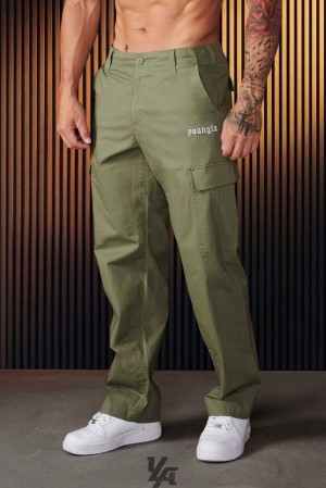 Pale Olive YoungLa 226 - TrailBlaze Cargos | 5607-SMZBD