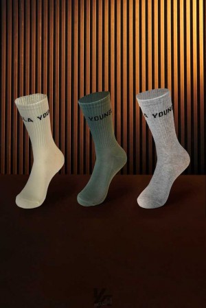 Pastel Pack YoungLa 714 - Earthy Socks Set | 1253-GKBFZ