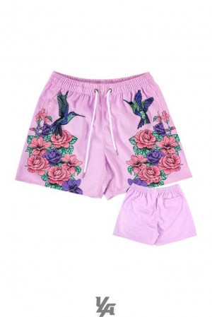 Pink Boquet YoungLa 141 The Block Party Shorts | 4160-EOBVK