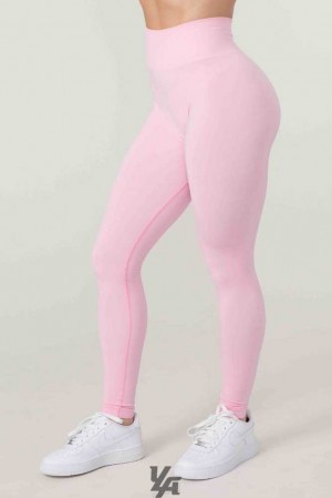 Pink Punch YoungLa W220 - Core Seamless Leggings | 6301-ZNAUJ