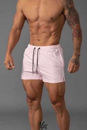 Pink YoungLa 143 Short Short Swim Shorts | 9653-ONTDI