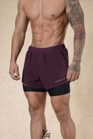 Plum YoungLa 124 - 6am Compression Shorts | 1078-EJRVX