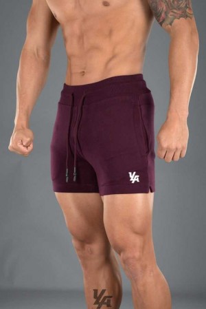 Plum YoungLa 126 Interlock Shorts | 4861-SHUAM