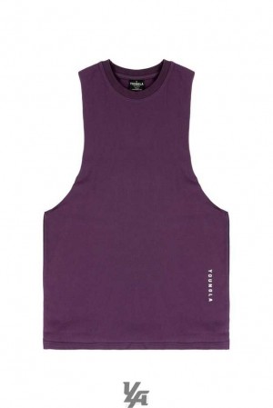 Purple YoungLa 317 Delt Tanks | 3258-BARQJ