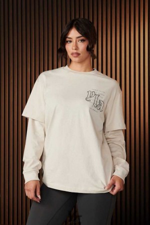 Rain Cloud YoungLa W437 - Urban Layer Tee | 4968-SVQKP