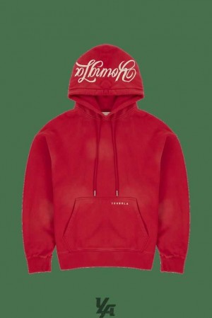 Red Wash YoungLa 549 Phantom Hoodies | 6410-CFSEX