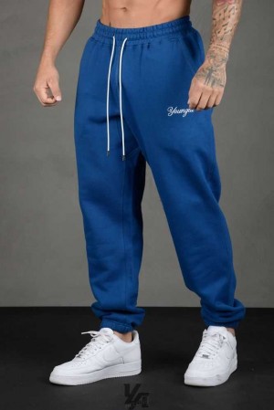 Royal Blue YoungLa 211 For Him Joggers | 9807-LPKFY