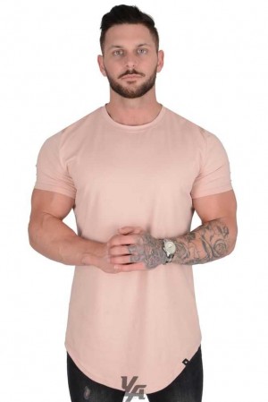 Salmon YoungLa 402 Perfect Tee - Scallop Bottom | 2035-ULOAK