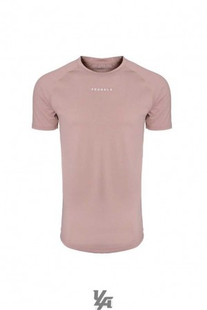 Salmon YoungLa 440 Performance Line Short Sleeve Shirts | 6051-XODZA