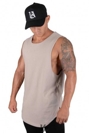 Sand YoungLa 308 Muscle Tanks | 6284-UFHNK