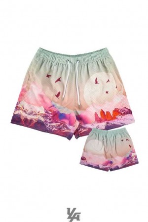 Sedona Sunrise YoungLa 141 The Block Party Shorts | 2473-TYNHI