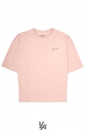 Sepia Rose Wash YoungLa 464 Skyline Super Sized Tees | 6380-JVQNU