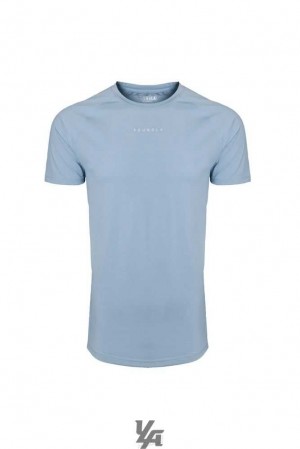 Sky Blue YoungLa 440 Performance Line Short Sleeve Shirts | 1340-RKYOC