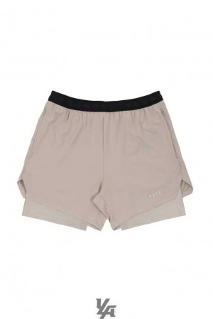 Tan YoungLa 129 Trilogy Compression Shorts | 7843-VYSAI