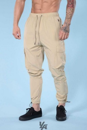 Tan YoungLa 218 Travel Cargo Joggers | 1247-XSTQA