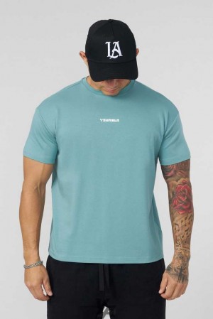 Teal Green YoungLa 480 - Logo Tees | 4328-RUJCK