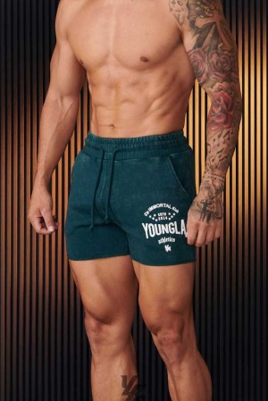 Teal Wash YoungLa 152 - Immortal Shorts | 4382-SXTUK