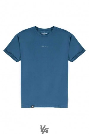 Teal YoungLa 456 Simplicity Tees | 9513-UDRKG