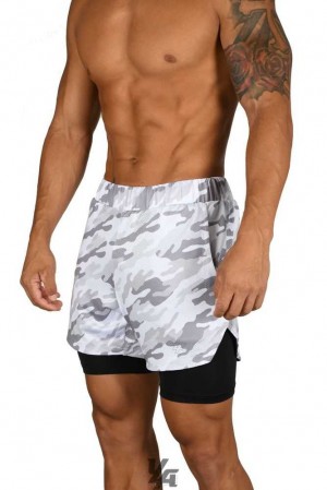 White Camo/Black YoungLa 105 Compression Shorts 2.0 | 4715-SQZBG