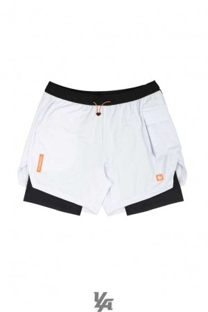 White YoungLa 121 Performance Line Compression Shorts | 3670-VPNXC