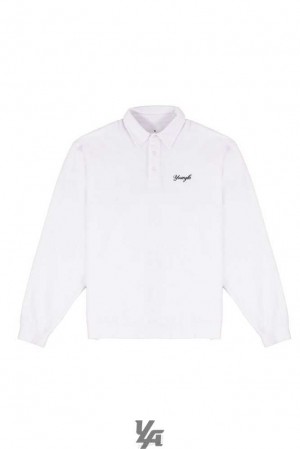 White YoungLa 517 The Modern Polo | 8635-UBPXR