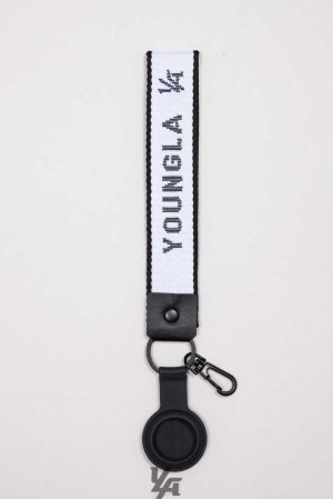 White YoungLa 933 YounglA Keychains | 8401-FUVAW