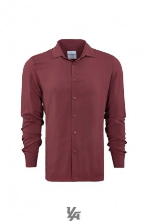 Wine YoungLa 804 Scarface Viscose Shirts | 1472-ULXOP