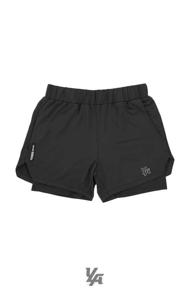 All Black YoungLa 105 Compression Shorts 2.0 | 9173-XJWPS