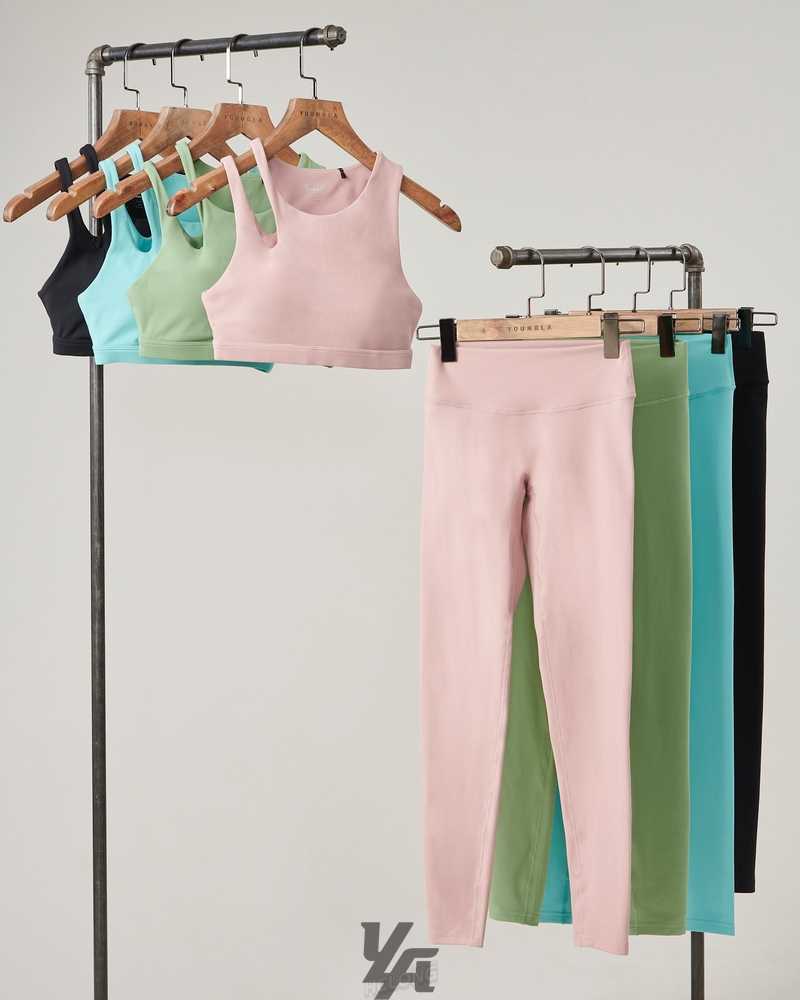 Aqua Blue YoungLa W218 - Powerpuff Leggings | 2740-ZJXVK