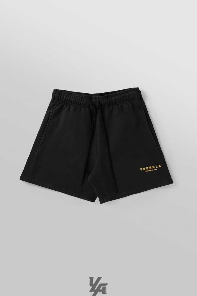 Black Wash YoungLa 153 - Immortal Club Shorts | 8695-ZUDMV