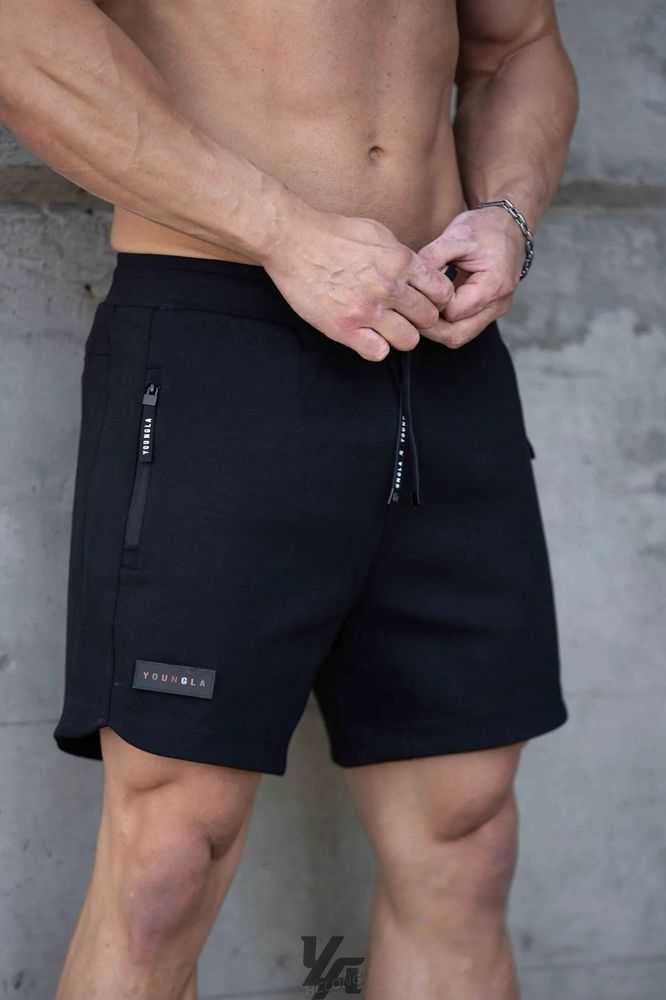 Black YoungLa 108 Elevate Shorts | 7628-FLYMH