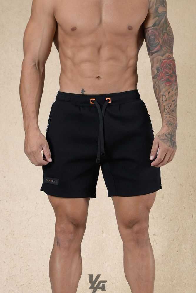 Black YoungLa 108 Elevate Shorts | 7628-FLYMH