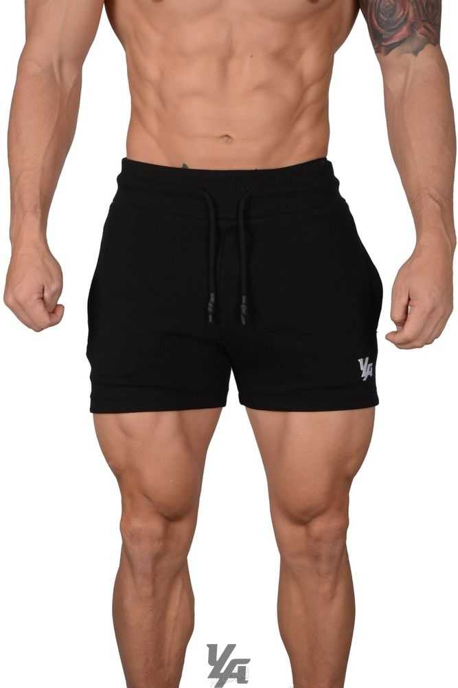 Black YoungLa 126 Interlock Shorts | 0513-YIHUR