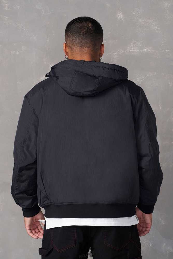 Black YoungLa 525 - Rain Day Jacket | 1608-CUZIW