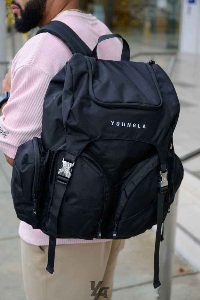 Black YoungLa 731 Grand Tour Backpacks | 4903-NVJPU