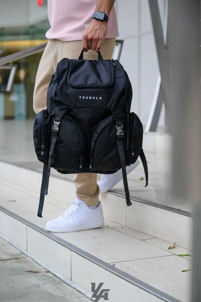 Black YoungLa 731 Grand Tour Backpacks | 4903-NVJPU