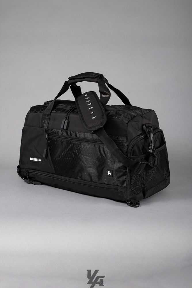 Black YoungLa 740 Elite Duffle Bags | 1830-MRSUW